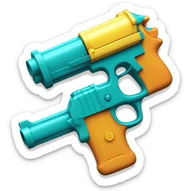Toy-waterpistol sticker