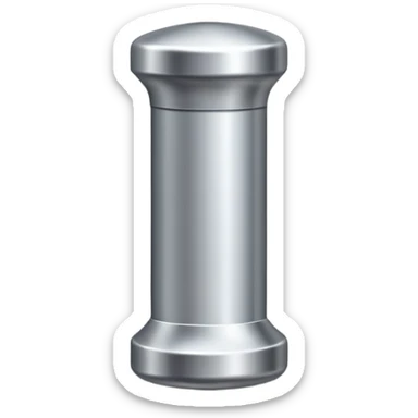 silver push pin sticker