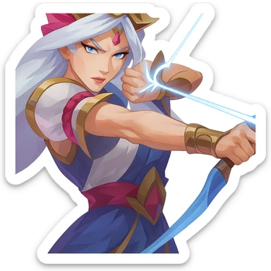 Create a transparent PNG of the character in the reference image, keeping her pose and style exactly as is, but remove the background completely. Focus on clean edges and preserve all details of the character. sticker