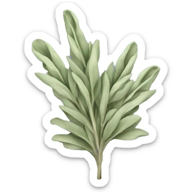 Dried sage sticker