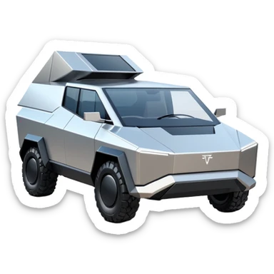 Tesla cyber trucks sticker