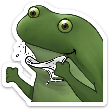 Emoji that’s crashing out  sticker