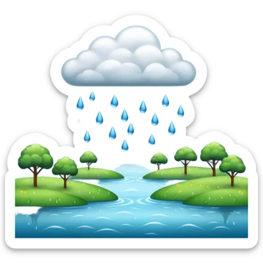 humid weather landskape imag humid more humid add draps falling sticker