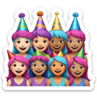 Make a women laughing women troll laughing sticker