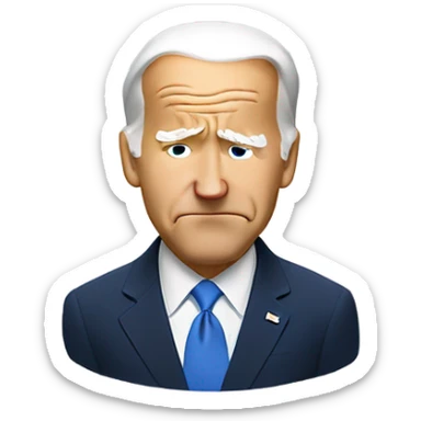 joe biden sleepy sticker