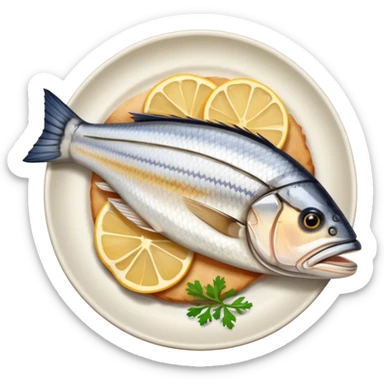 Grilled branzino  sticker