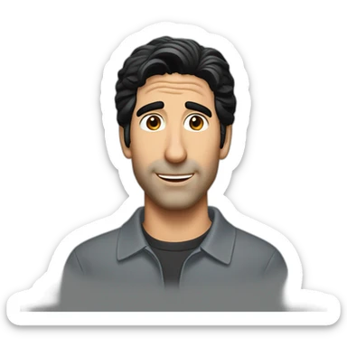 ross Geller sticker