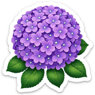Hydrangeas sticker