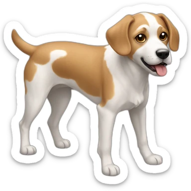 Chienne sur chien sticker