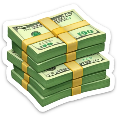 money dollar stack sticker