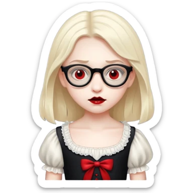 vampire kids with opticals half dress sticker