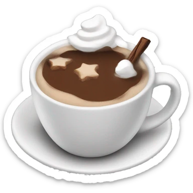 Hot choclade  sticker