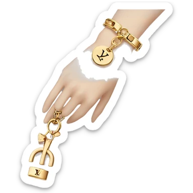 LV duo bracelet Louis Vuitton  sticker