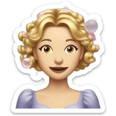 rachel riley covered in bubbles sticker