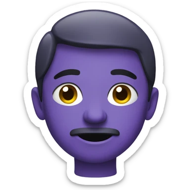 annoying in purple sticker