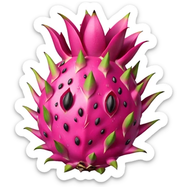 Dragon fruit emoji sticker