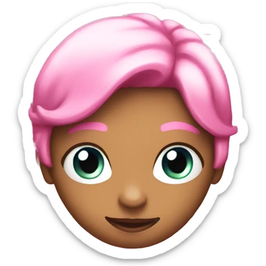 Pink sparkling  sticker