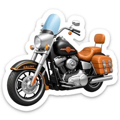 Hola, me gustaría crear un emoji de una moto Harley Davinson sticker