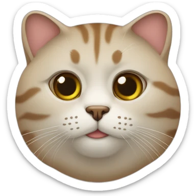 Mocco-Fat-cat sticker