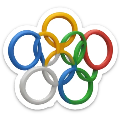 Olympic rings sticker