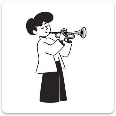 Trumpet sticker