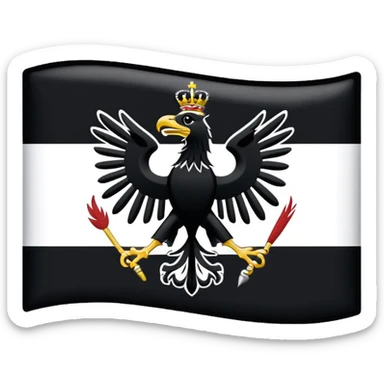 Prussia flag sticker