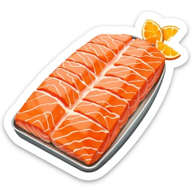 Salmone al forno sticker
