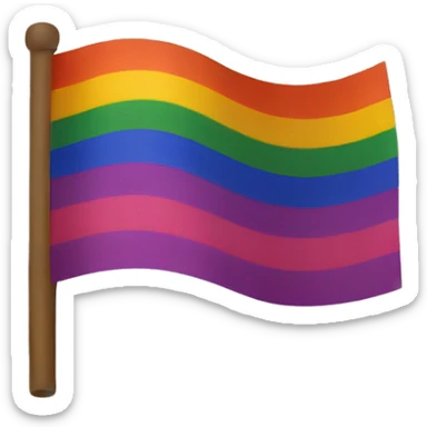Lesbian flag sticker