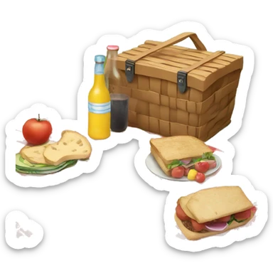 Picnic sticker