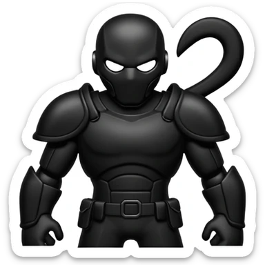 Game black silhouette sticker