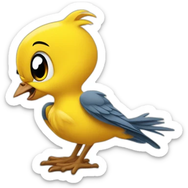 looney tunes tweety sticker