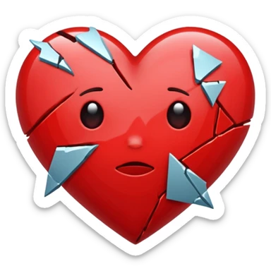 heart break sticker