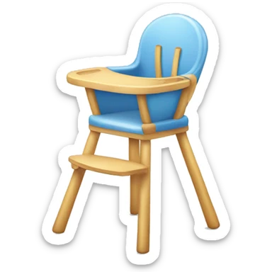 Baby high chair sticker