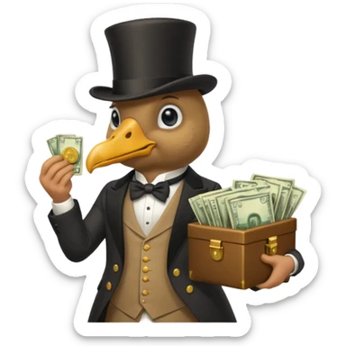 The Millionaire Dodo sticker