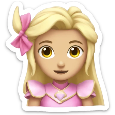 Magical girl sticker