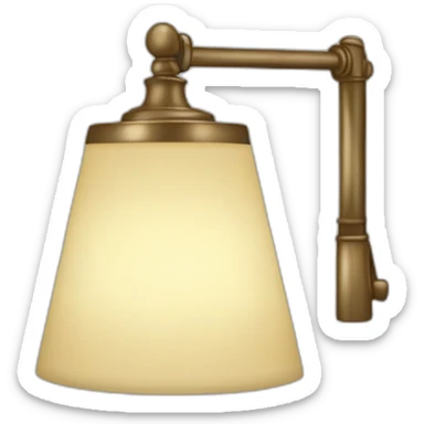 Une lampe avec un abat jour décoré avec des punaises de lit sticker