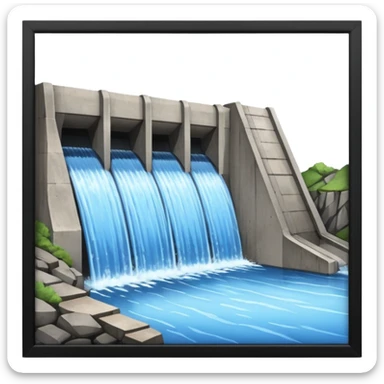 water dam sticker