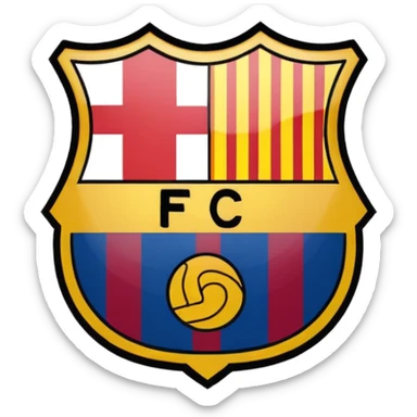 I want the FC Barcelona logo. sticker