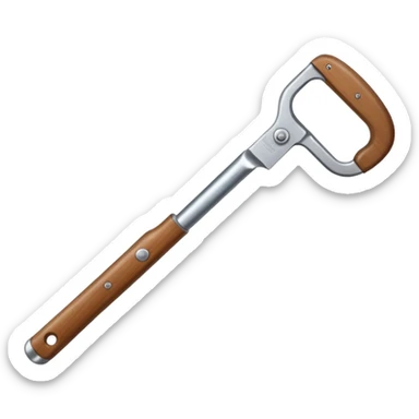 säge mit griff sticker