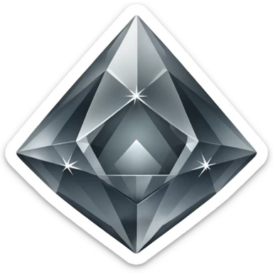 Dirty diamond surround by smoke sticker