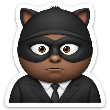 South Park Eric cartman as the coon sticker