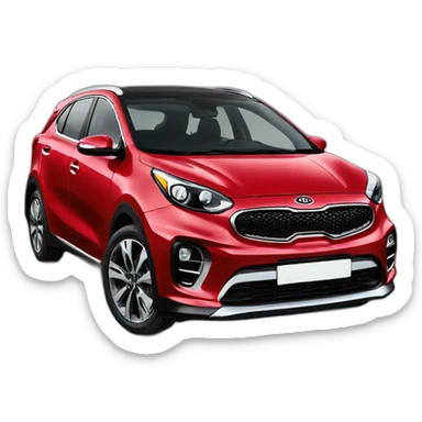 Red-kia-ceed sticker