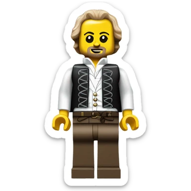 WILLIAM SHAKESPEARE lego full body sticker