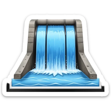 water dam sticker