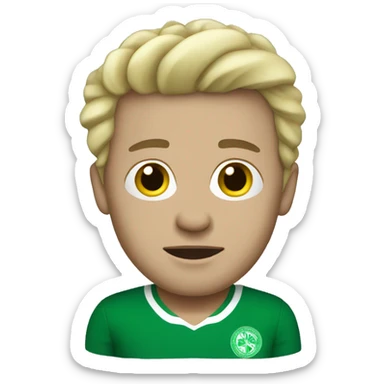 nigeria white fan sticker