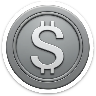 the $ dollar sign should be white inside a grey circle sticker