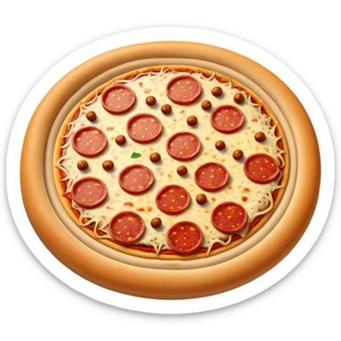 Sausage with Pepperoni pizza sticker