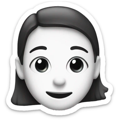 black and white name tag sticker