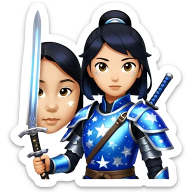 Celestial Samurai sticker