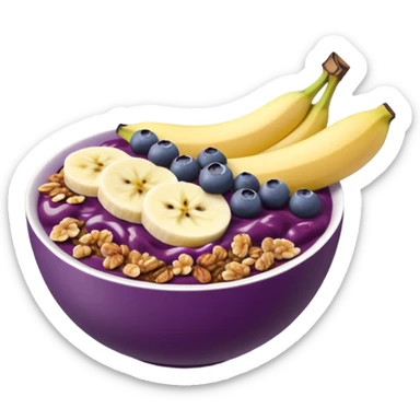 Açaí bowl sticker